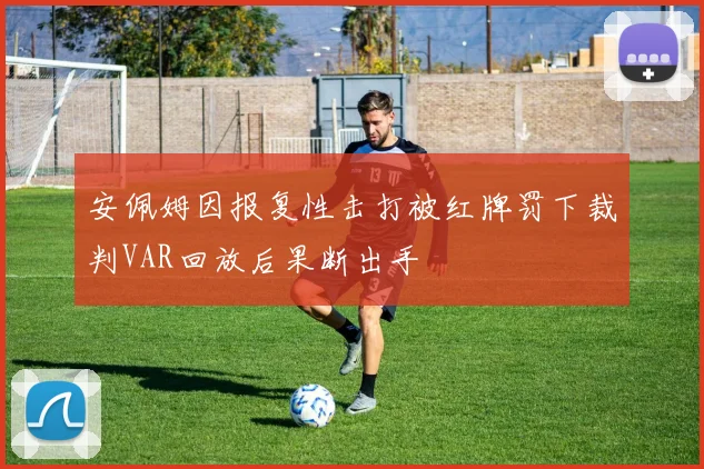 安佩姆因报复性击打被红牌罚下裁判VAR回放后果断出手